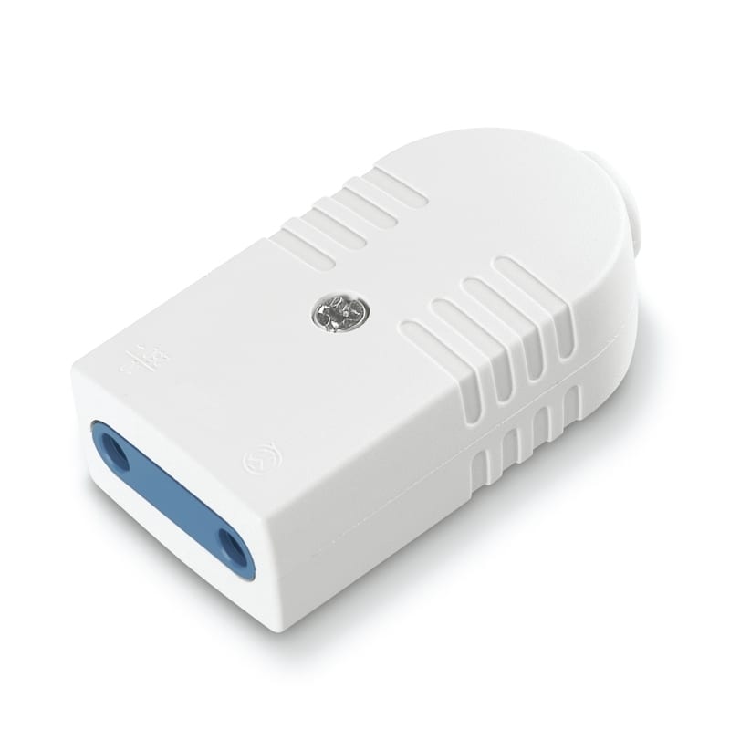 SCAME PARRE SPA - SCA104.4010-SF PRESA SERIE AZZURRA 2P 10A BIANCA SFUSA