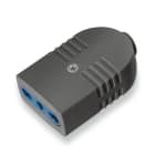 SCAME PARRE SPA - SCA104.4013/N PRESA SERIE AZZURRA 2P+T 16A NERA