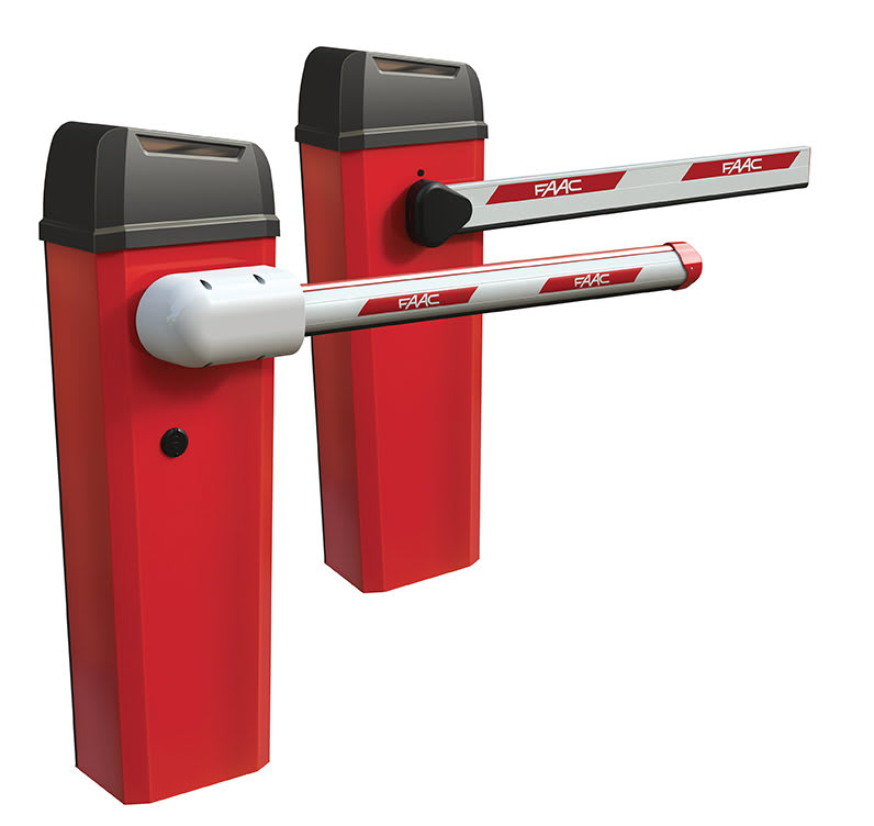 FAAC SPA - FAA104614 BARRIERA B614 24V (230V) ROSSO RAL 3020