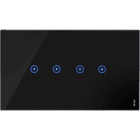 URMET SPA - UTD14044.NR PLACCA S/TOUCH 4 I/P 4M NERO