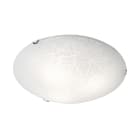ROSSINI - RSS1052-40-CRI PLAFONIERA IN VETRO OPALE SERIGRAFATO E27 IP20 41CM