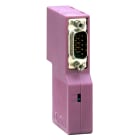 SCHNEIDER ELECTRIC - SNRTSXCANKCDF90TP Connettore femmina SUB-D9 CANopen - IP20 - Ang. a 90° c/ conn. SUB-D9 agg.
