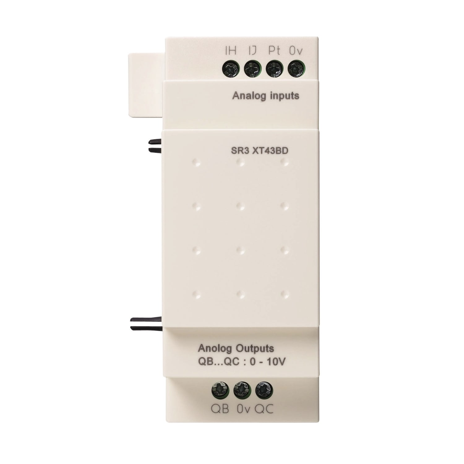 SCHNEIDER ELECTRIC - SNRSR3XT43BD analogue IO extension module, Zelio Logic SR2 SR3, 4 IO, 24V DC