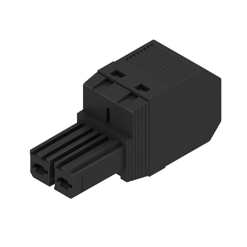 WEIDMULLER - WEI1060390000 BVF 7.62HP/02/180 SN BK BX