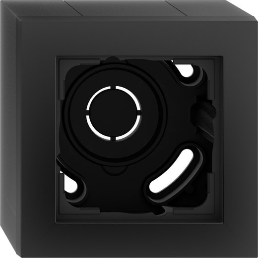 GIRA - GIR106109 SCAT.SI 1-M + PLACCA GIRA E2 NERO O