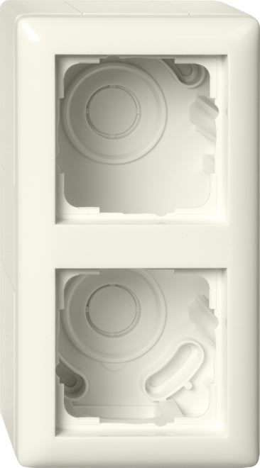 GIRA - GIR106201 AP-Gehause 2f + Rahmen Standard 55 Creme