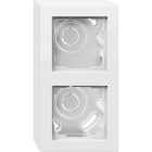 GIRA - GGI106229 AP-Gehause 2f + Rahmen Gira E2 Reinweiss