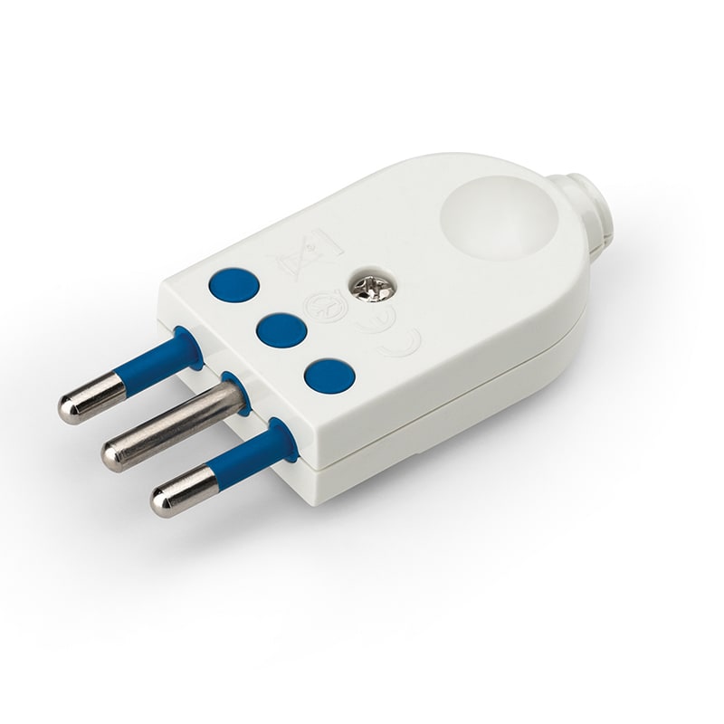 SCAME PARRE SPA - SCA106.3002 SPINA BLUELINE ORIENTABILE 2P+T 10A BIAN