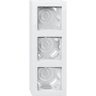 GIRA - GGI106329 AP-Gehause 3f + Rahmen Gira E2 Reinweiss