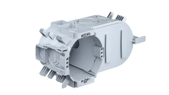 KAISER GMBH & CO. KG - KAI1068-06 alette di fissaggio, cupole a vite 4x3