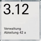 GIRA - GGI107100 Namens-/Turschild 1f Zubehor