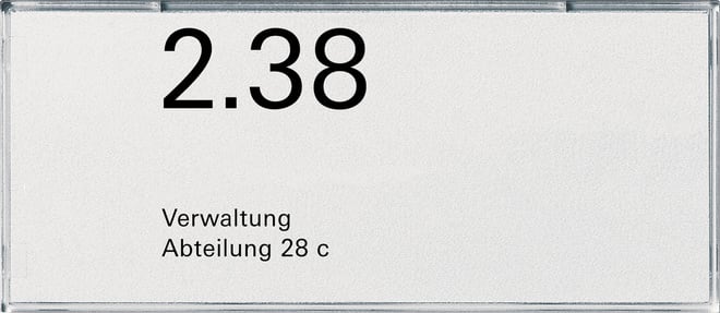 GIRA - GGI107200 Namens-/Turschild 2f Zubehor