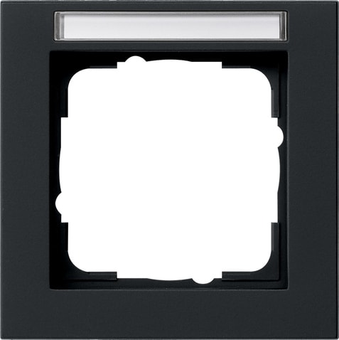 GIRA - GGI109109 PLACCA 1-M CT GIRA E2 NERO O