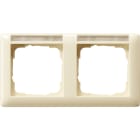 GIRA - GGI109201 PLACCA 2-M ORIZZ. CT GIRA STANDARD 55 BN