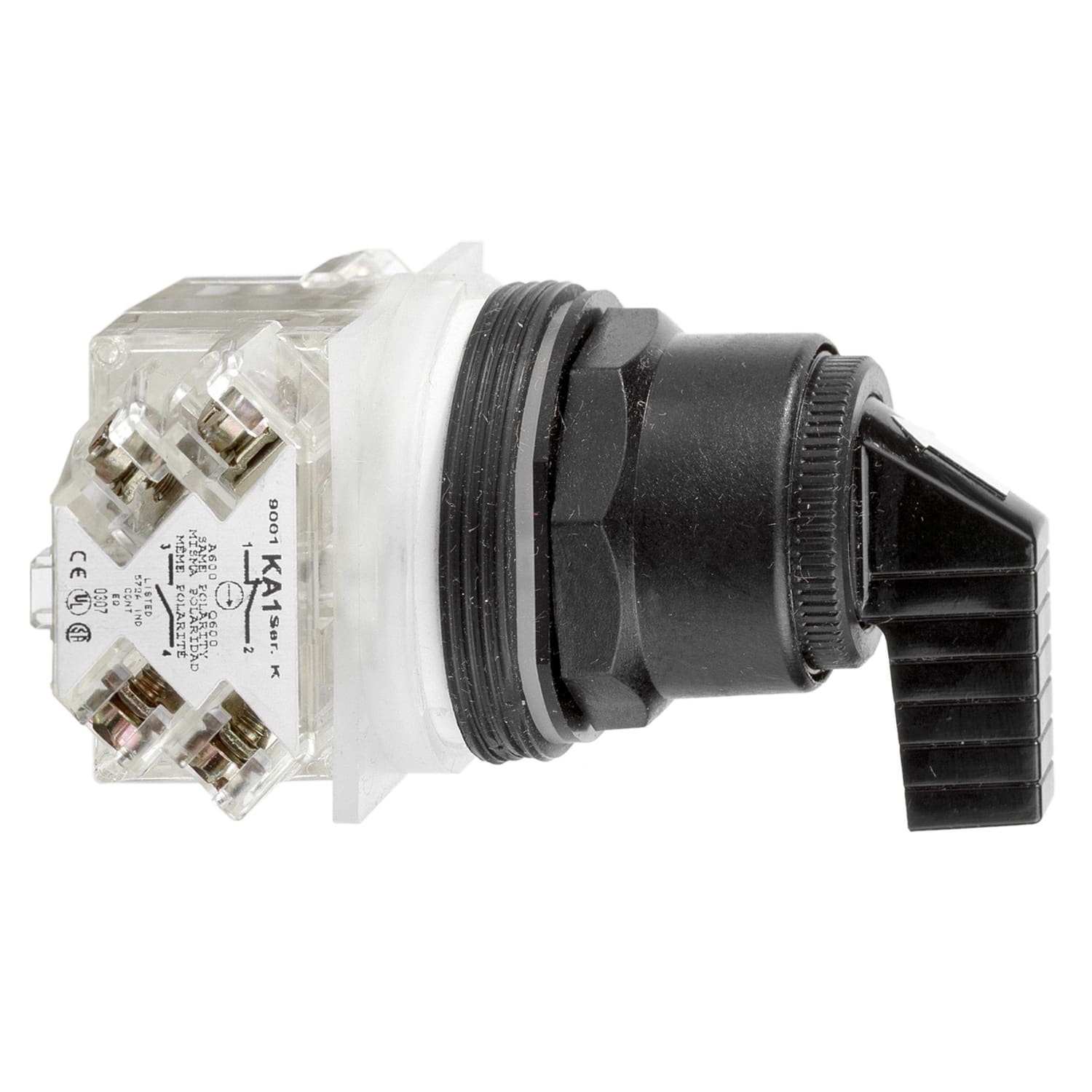 SCHNEIDER ELECTRIC - SNR9001SKS11FB SELETTORE 2 POSIZIONI FISSE LEVA