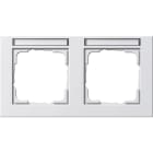 GIRA - GIR109222 Abdeckrahmen 2f waager. BSF Gira E2 Rein