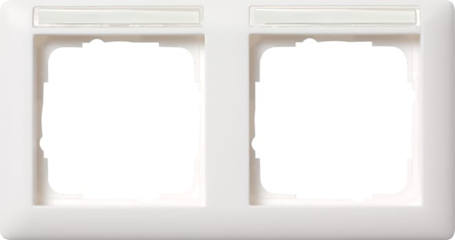 GIRA - GIR109227 PLACCA 2-M ORIZZ. CT GIRA STANDARD 55 BN