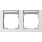 GIRA - GGI109229 Abdeckrahmen 2f waager. BSF Gira E2 Rein