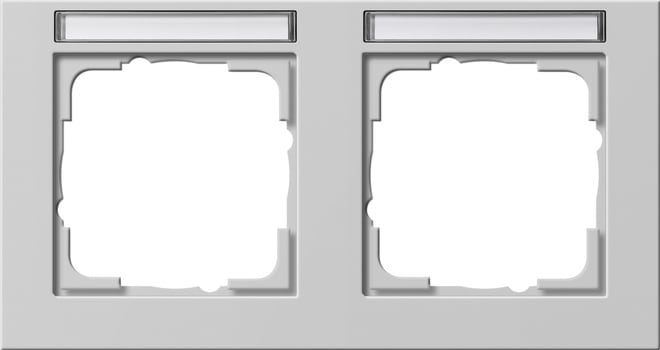 GIRA - GIR109237 PLACCA 2-M ORIZZ. CT