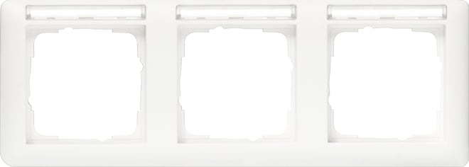 GIRA - GGI109303 PLACCA 3-M ORIZZ. CT GIRA STANDARD 55 BN