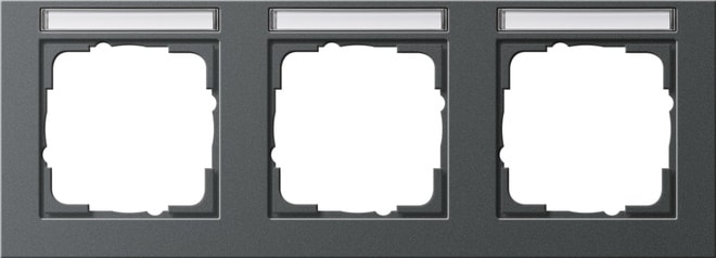 GIRA - GGI109323 Abdeckrahmen 3f waager. BSF Gira E2 Anth