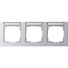 GIRA - GIR109325 PLACCA 3-M ORIZZ. CT GIRA E2 C.ALLUM.