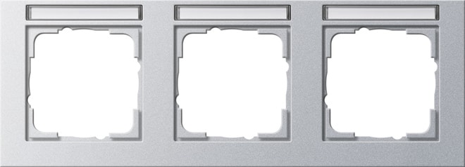 GIRA - GIR109325 PLACCA 3-M ORIZZ. CT