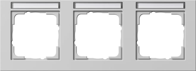 GIRA - GGI109337 Abdeckrahmen 3f waager. BSF Gira E2 Grau