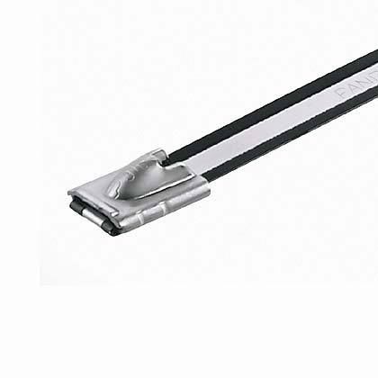 PANDUIT - PANMLTC10H-LP316 FASCETTA IN ACCIAIO INOX RIVESTITA IN NY