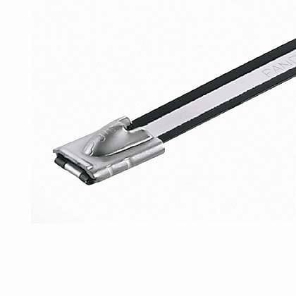 PANDUIT - PANMLTC10H-LP316 FASCETTA IN ACCIAIO INOX RIVESTITA IN NY