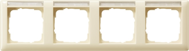GIRA - GGI109401 PLACCA 4-M CT ORIZZ. CT GIRA STANDARD 55