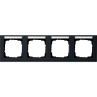 GIRA - GIR109409 Abdeckrahmen 4f waager. BSF Gira E2 Schw