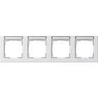 GIRA - GIR109422 Abdeckrahmen 4f waager. BSF Gira E2 Rein