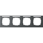 GIRA - GGI109423 Abdeckrahmen 4f waager. BSF Gira E2 Anth