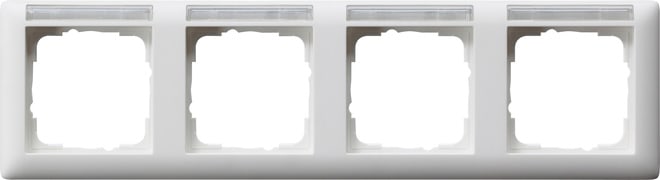GIRA - GIR109427 PLACCA 4-M CT ORIZZ. CT GIRA STANDARD 55