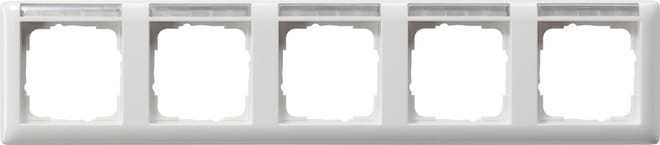 GIRA - GIR109503 Abdeckrahmen 5f waager. BSF System 55 Re
