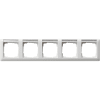 GIRA - GGI109503 PLACCA 5-M ORIZZ. CT SYSTEM 55 BNC PURO
