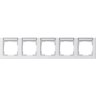 GIRA - GGI109522 Abdeckrahmen 5f waager. BSF Gira E2 Rein