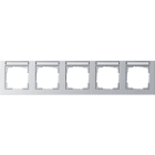 GIRA - GGI109525 Abdeckrahmen 5f waager. BSF Gira E2 F Al