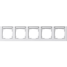 GIRA - GIR109529 Abdeckrahmen 5f waager. BSF Gira E2 Rein