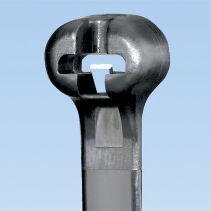 PANDUIT - PANBT1.5M-M0 FASCETTA CON LINGUETTA METALLICA, 155 MM