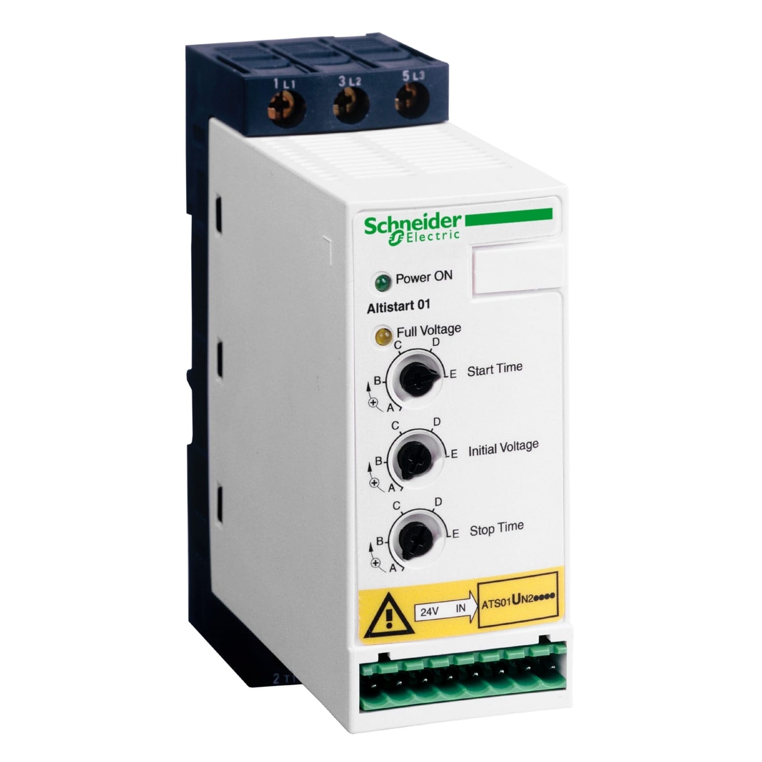 SCHNEIDER ELECTRIC - SNRATS01N212QN Avviatore statico per motore asincrono - ATS01 - 12 A - 380...415 V - 5,5 KW