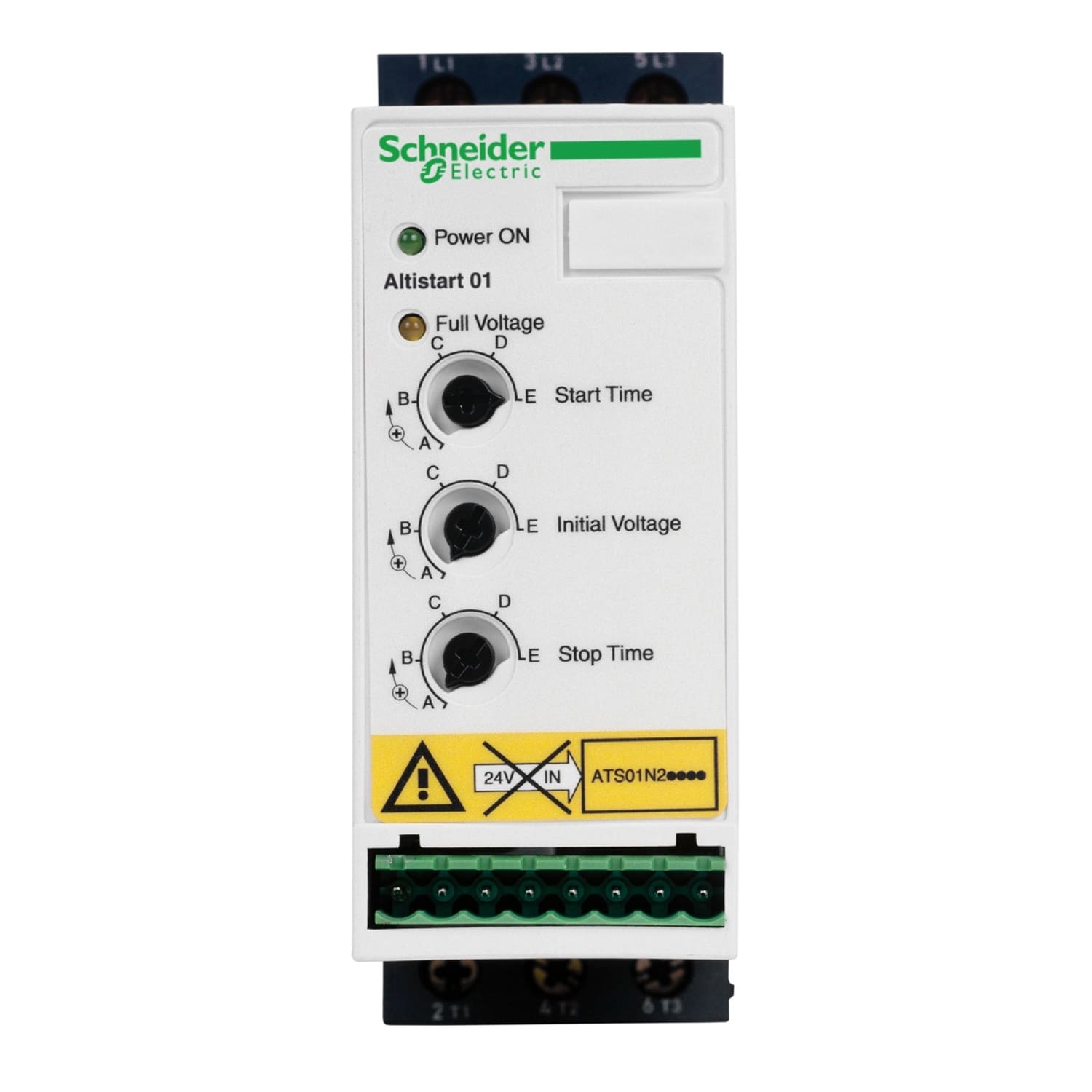 SCHNEIDER ELECTRIC - SNRATS01N206RT Avviatore statico per motore asincrono - ATS01 - 6 A - 440...480 V