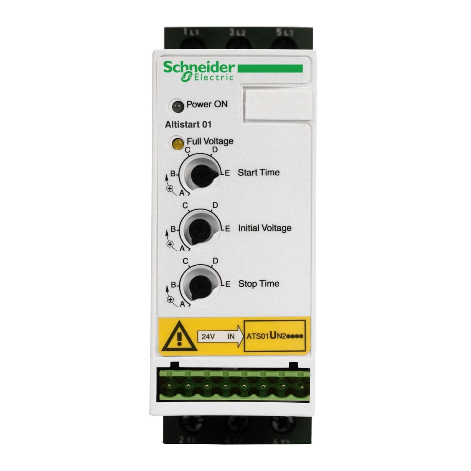 SCHNEIDER ELECTRIC - SNRATSU01N206LT Avviatore statico per motore asincrono - ATSU01 - 6A - 200...480V - 0.75...3 KW