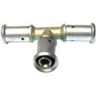 HENCO - CAPPELLOTTO - CPL10P262026 TEE IN OTTONE RIDOTTO AL CENTRO 26X20X26