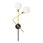 LINEA LIGHT-STILNOVO - SNV9557 GALASSIA P.TE 2L DX OTTONE DORATO