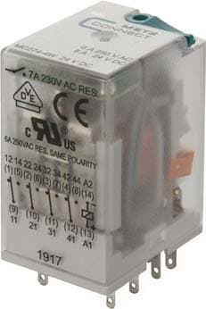 Metz - MEZ110017251407 R274, 4 Wechsler, 24 V DC