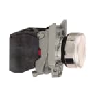 SCHNEIDER ELECTRIC - SNRXB4BW3165 Pulsante luminoso bianco Ø22 - filoghiera ad impulso - 250V - 1NO+1NC