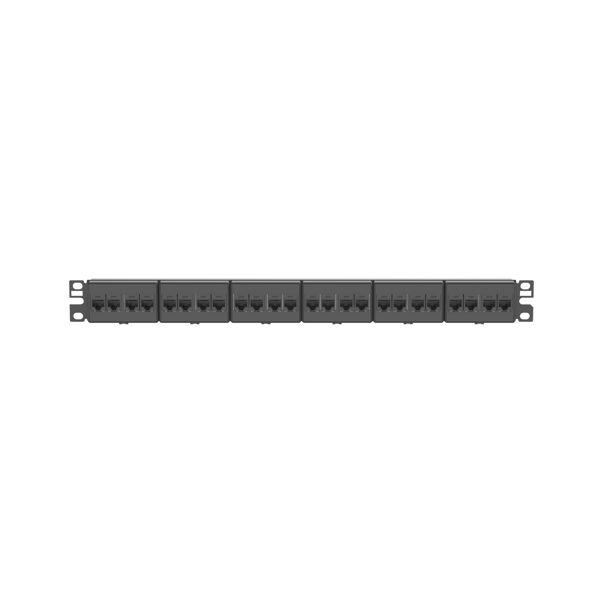 PANDUIT - PANCP24688BL COUPLER PATCH PANEL, 24 PORTS, FLAT, 1 R