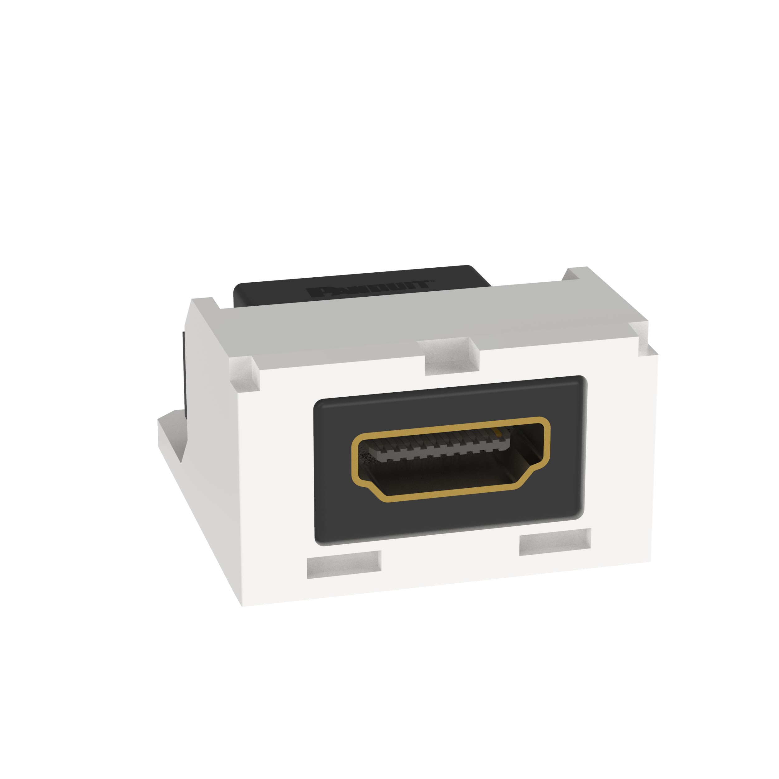 PANDUIT - PANCMHDMIWH THIS MINI-COM HDMI COUPLER IS HDMI 2.0.
